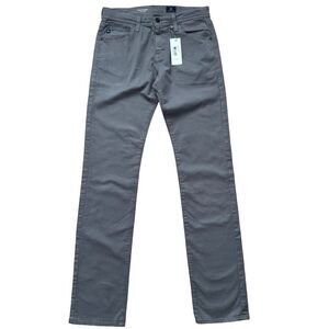 NWT AG Adriano Goldschmied Men Jeans Size 30 The Matchbox Slim Straight Gray